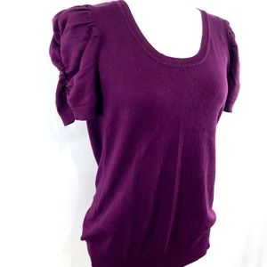 Missguided Knit Top Blouse Shirt Sleeve Size M